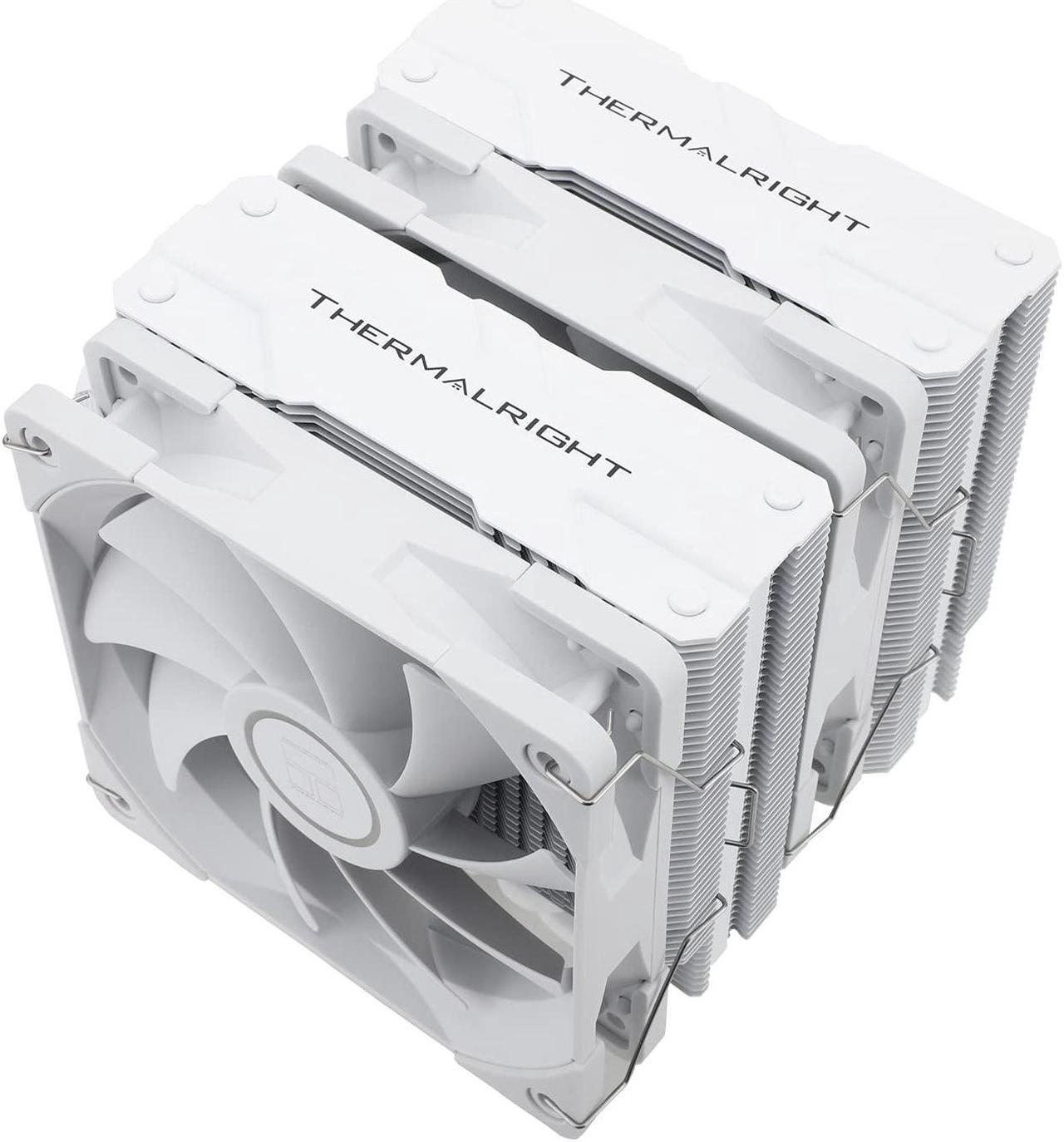 Thermalright Peerless Assassin 120 White CPU Air Cooler, 6 Heat Pipes,TL-C12W PWM Fan,Aluminium Heatsink Cover, AGHP Technology, for AMD AM4/AM5/Intel LGA 1700/1150/1151/1200/2066/2011 (PA120 White)