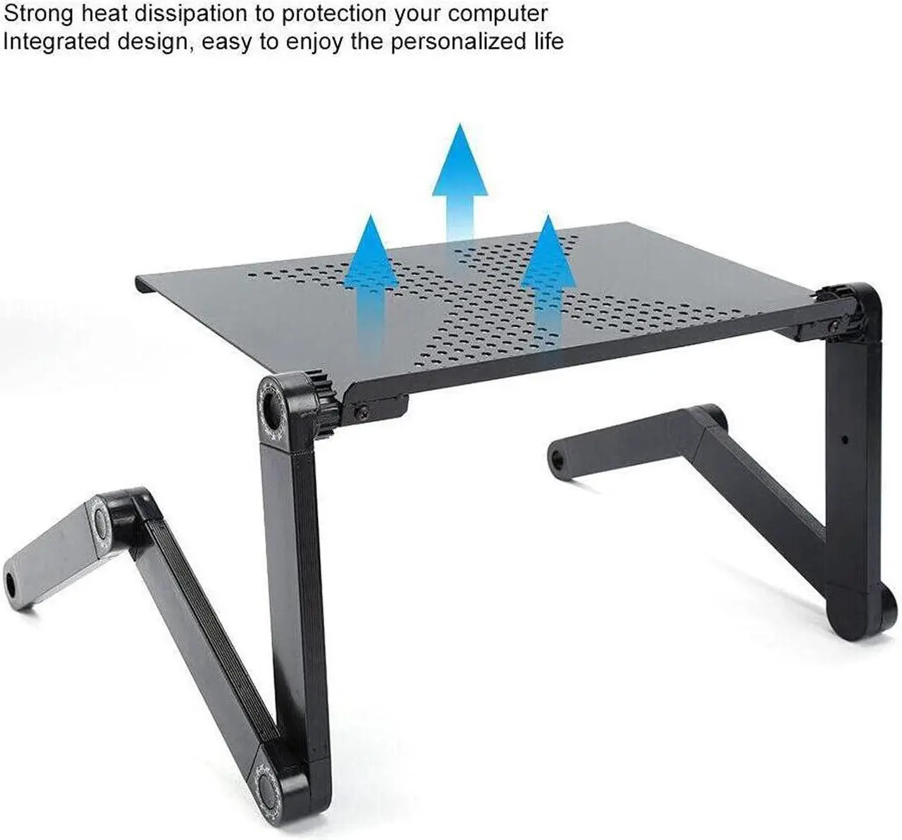 Alt view image 4 of 4 - 360° Adjustable Laptop Notebook PC Desk Table Stand Portable Bed Tray Sofa Couch Lapdesk Coffee Table Laptop Stand Lap Desk Folding Desk Laptop Desk Serving Tray Desk Bed Tray Decorative Tray