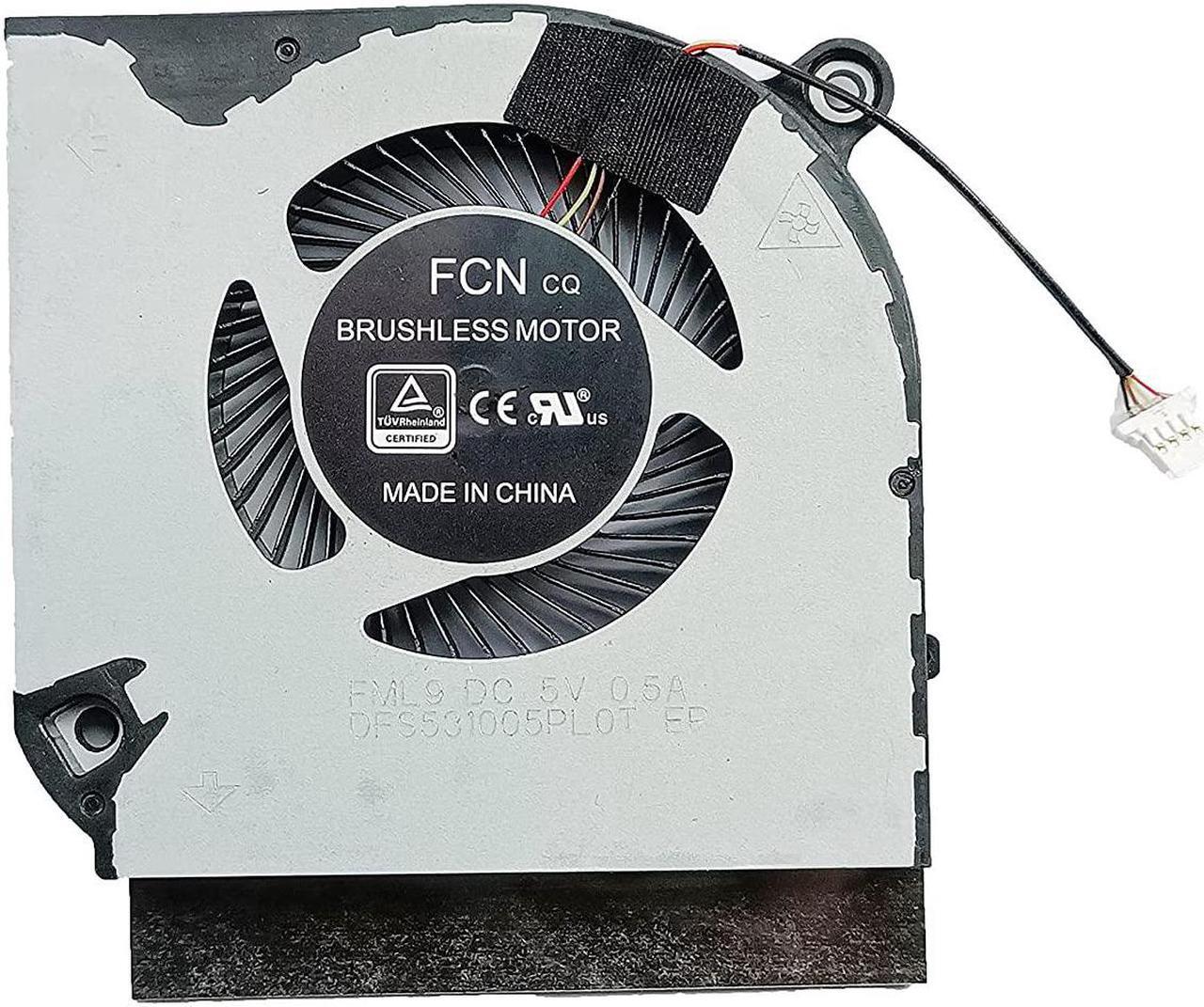 Main image of Replacement GPU Cooling Fan for Acer Predator Helios 300 PH315-52 2019, PH317-53 Series, PH315-52-79LT PH317-53-71W3 Series Game Laptop P/N: DC28000QDF0 FCC2
