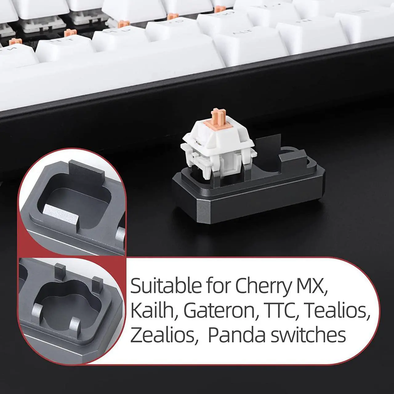 Alt view image 3 of 7 - Keyboard Lube Kit JRX 205G0 0.53oz/15g for Mechanical Lube, Switch Opener MX Kailh Gateron Switch,Keyboard Tools with Keycap Puller (RJ-074)