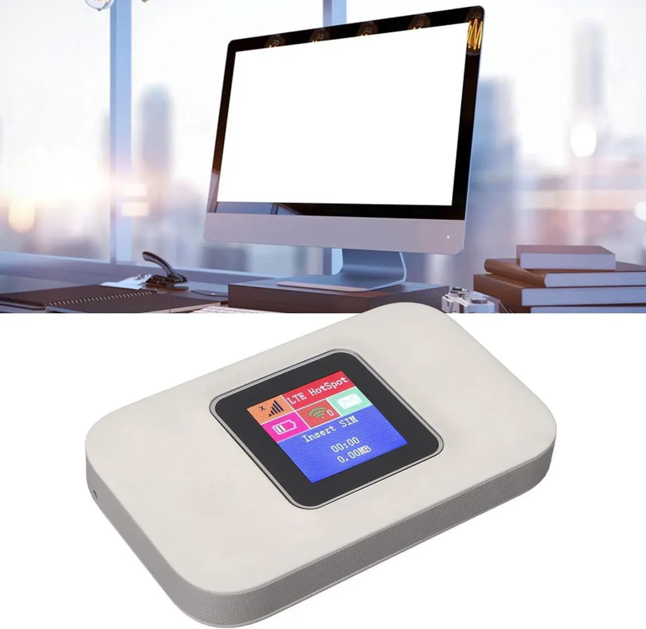 Alt view image 4 of 7 - 5G WiFi Mobile Hotspot Router, Pocket 5G WiFi 300Mbps Blazing Fast Wireless Hotspot Router, Plug and Play SIM Card Slot 5G USB WiFi Secure Internet for Europe Home Business