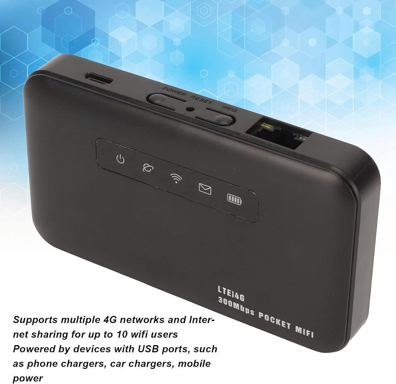 Alt view image 3 of 7 - Portable Wifi, USB Powered Wireless Router Portable Hotspot Wifi for Tablets