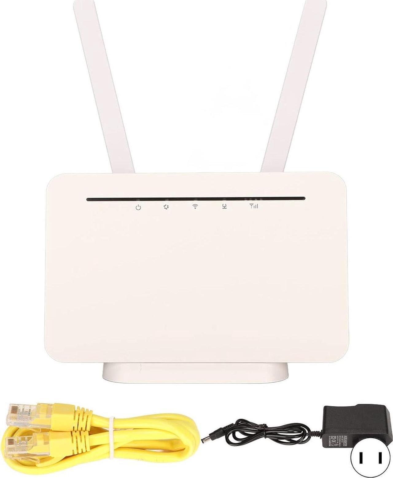 Alt view image 7 of 7 - ciciglow WiFi Gaming Router, 4G 300Mbps LTE CPE Smart Wireless Router for Computer, Wireless Internet Router for Mobile Phones Tablets (US Plug)