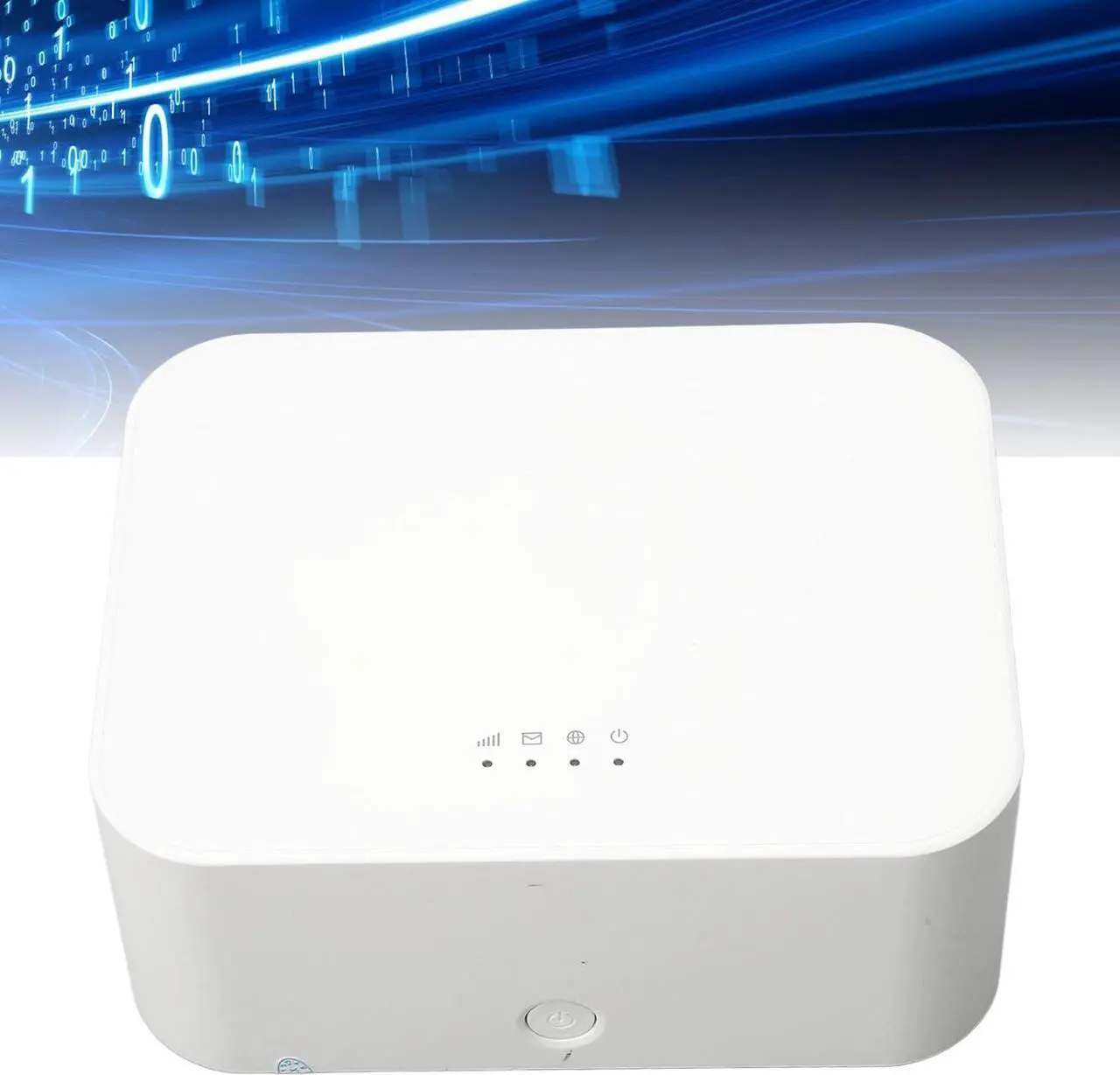 Alt view image 5 of 7 - 4G LTE WiFi Router with SIM Card Slot, Dual Antenna Ports, 2.4G 5G WiFi Hotspot for Europe Asia Africa (US Plug)