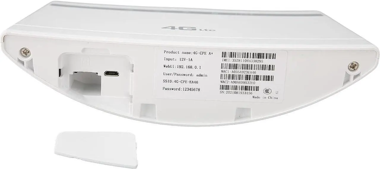 Alt view image 6 of 7 - 4G LTE CPE Router, 4G FDD LTE Router with 3 Internet Interfaces, 300Mbps WiFi Router with WAN LAN for Windows,for OS X,for Linux,for Android(US Plug)