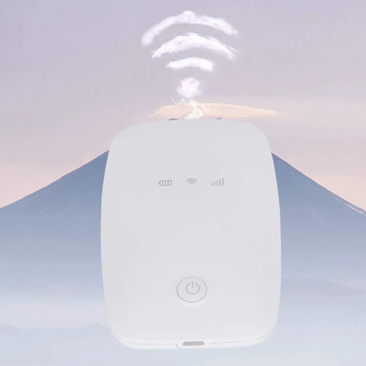 Main image of 4G LTE WiFi Box Portable Wireless WiFi Router 150Mbps Wireless Travel Router 10 WiFi Users + 1 USB User for Tablets, Notebooks, Mobile Phones, etc. (White)