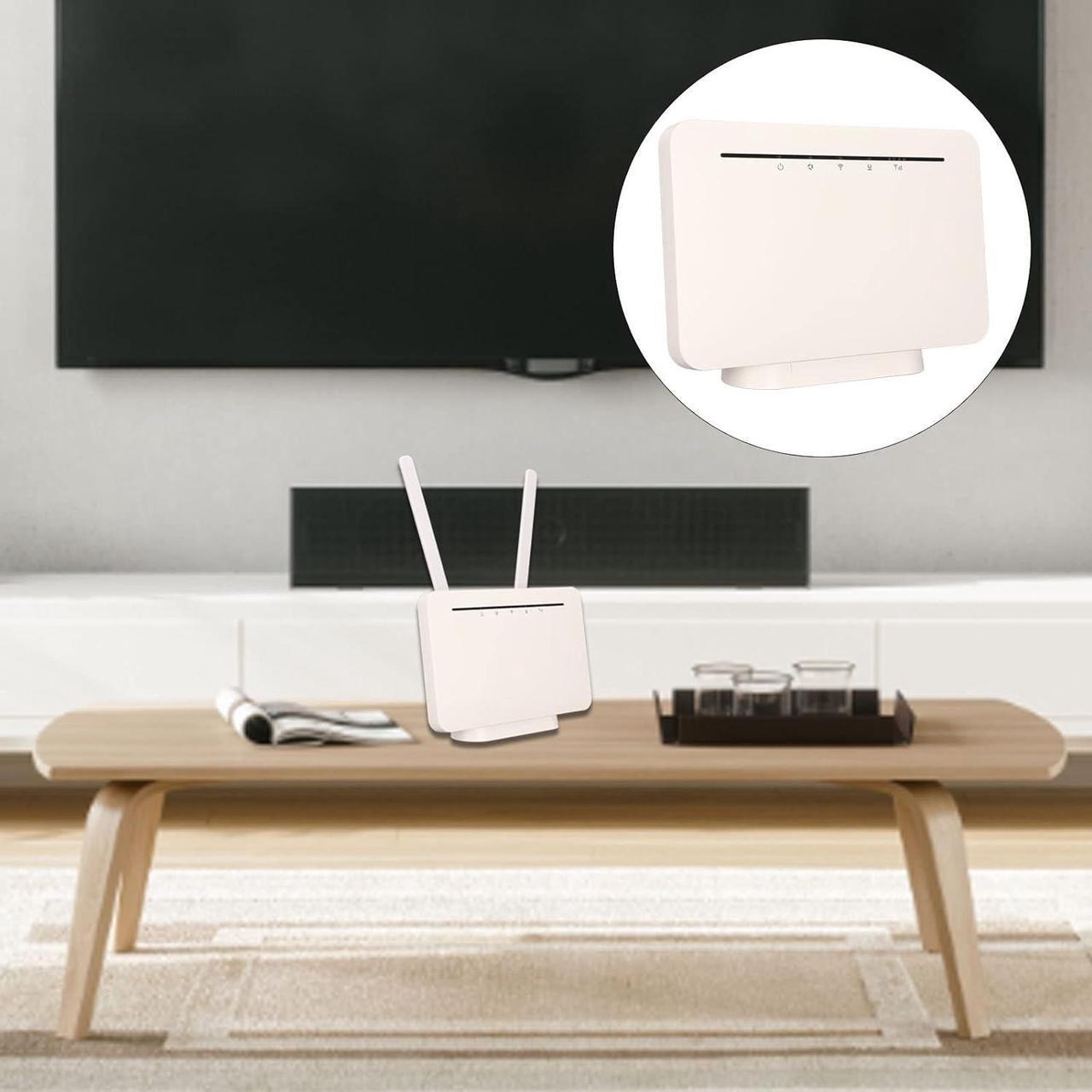 Alt view image 2 of 7 - ciciglow WiFi Gaming Router, 4G 300Mbps LTE CPE Smart Wireless Router for Computer, Wireless Internet Router for Mobile Phones Tablets (US Plug)