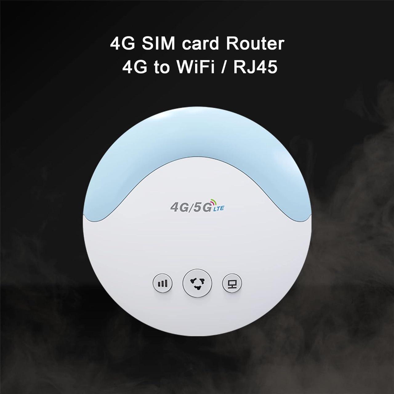 Alt view image 3 of 7 - HOSAYA 4G WiFi Router 4G LTE cpe SIM Card WiFi Router 300m CAT4 32 WiFi Users Router RJ45 WAN LAN Indoor LTE CPE Wireless Router