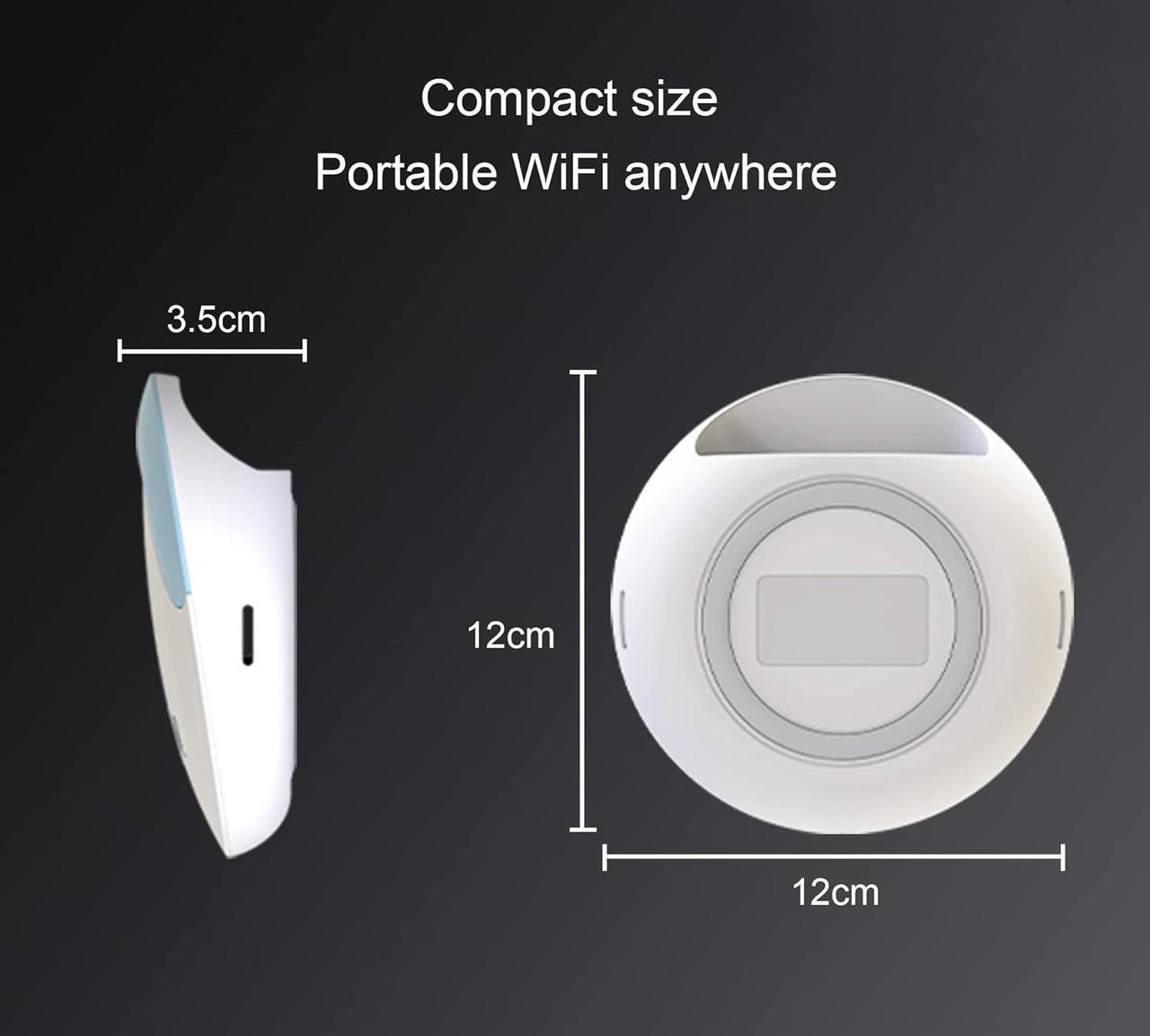Alt view image 5 of 7 - HOSAYA 4G WiFi Router 4G LTE cpe SIM Card WiFi Router 300m CAT4 32 WiFi Users Router RJ45 WAN LAN Indoor LTE CPE Wireless Router