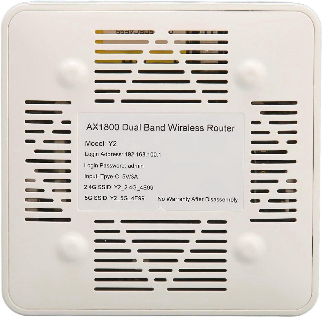 Alt view image 6 of 7 - Wireless WiFi 6 Router for Home, 1775Mbps 5G Mobile WiFi Hotspot for Gaming, New Tech 5G Router IPv4 / IPv6 Protocols for Privacy Network Security
