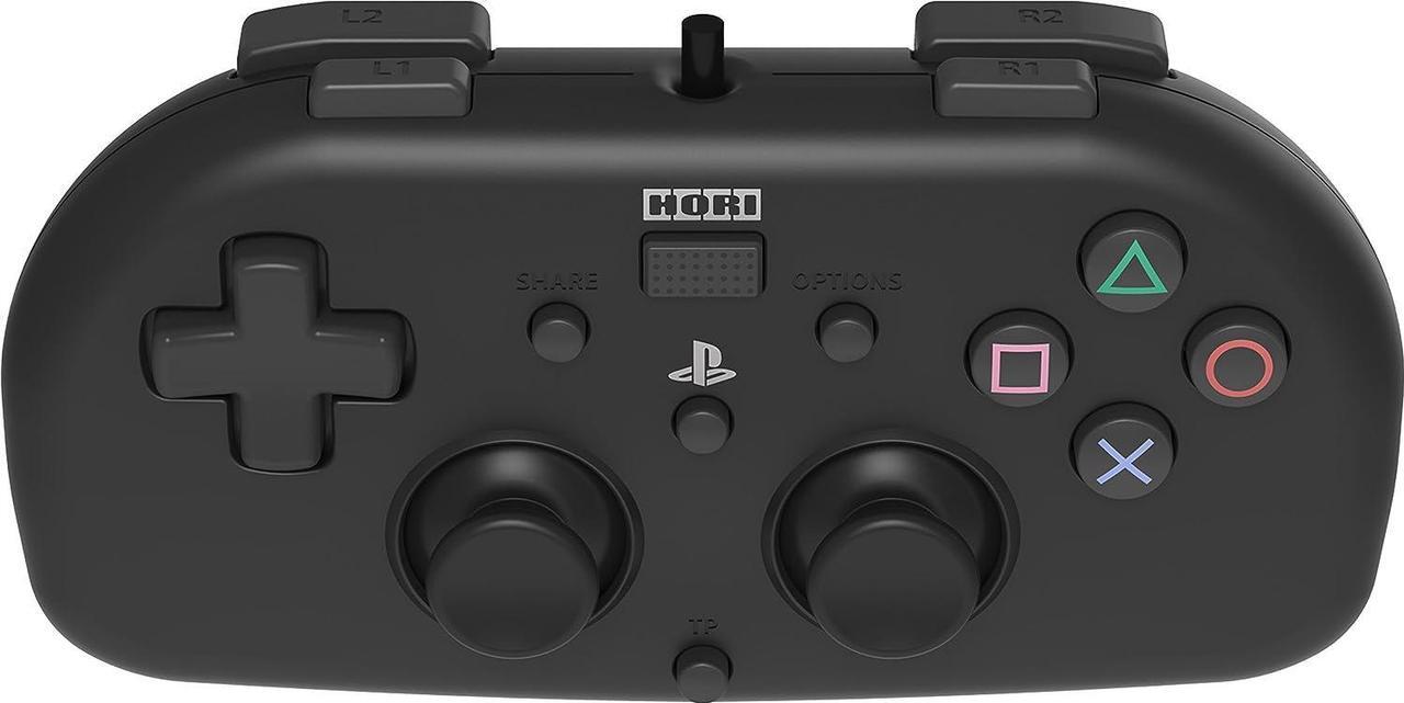 Alt view image 4 of 5 - Wired Mini Gamepad for Kids - PlayStation 4 Controller - Officially Licensed (Black)