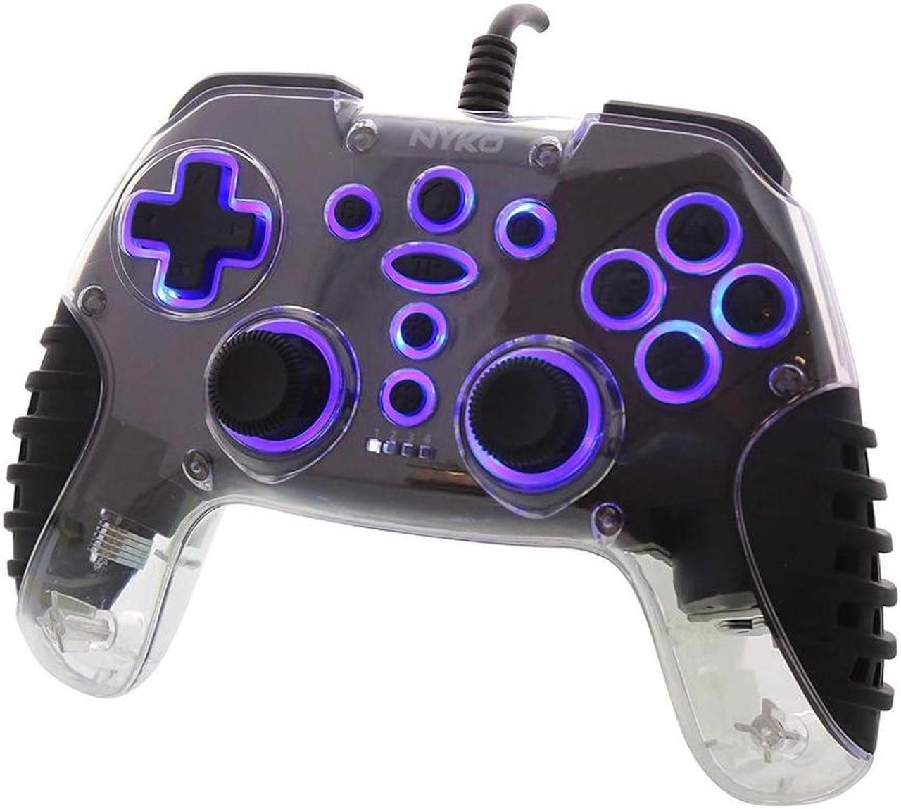 Alt view image 6 of 7 - Nyko Air Glow Controller for PlayStation 4 - LED Light Show and Hand Cooling Fan - Wired 10Ft Cable - PlayStation 4