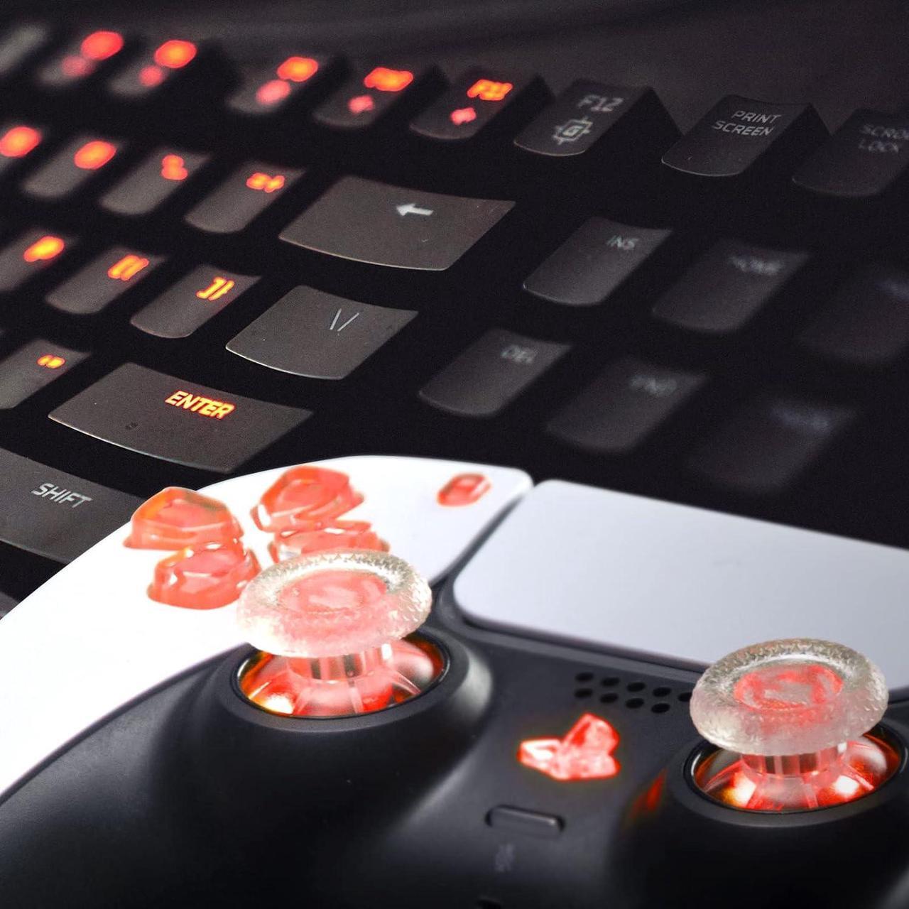 Alt view image 6 of 7 - PS5 Controller Back Button Attachment and Multi-Colors luminated LED Light Kit