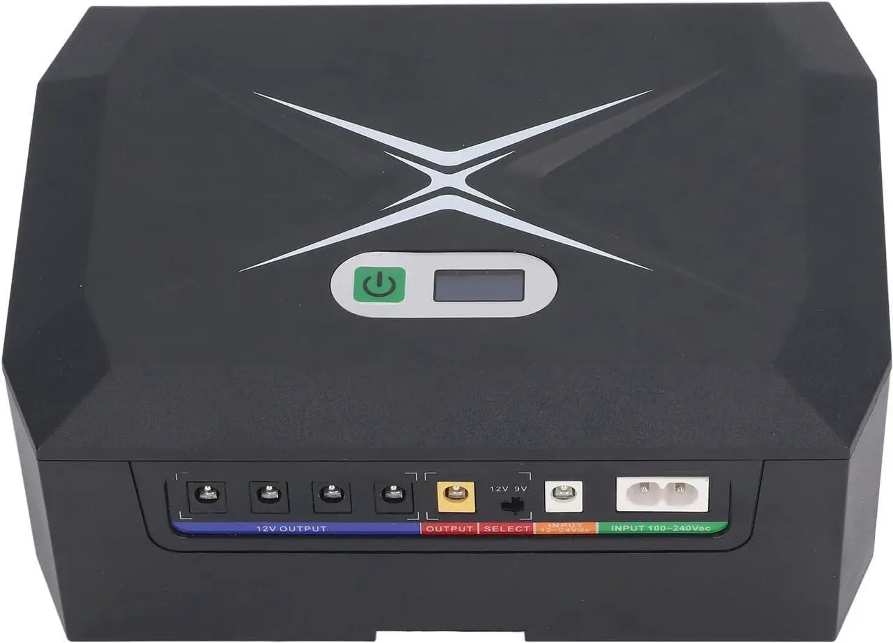Main image of Battery Backup UPS, Uninterruptible Power Supply 100240V Compact Size for Security Monitoring Device (US Plug)