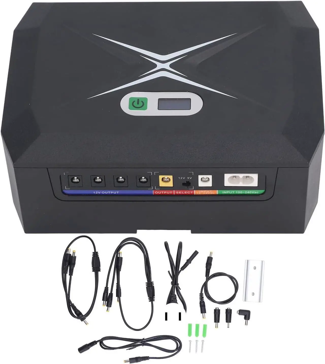 Alt view image 6 of 7 - Battery Backup UPS, Uninterruptible Power Supply 100240V Compact Size for Security Monitoring Device (US Plug)