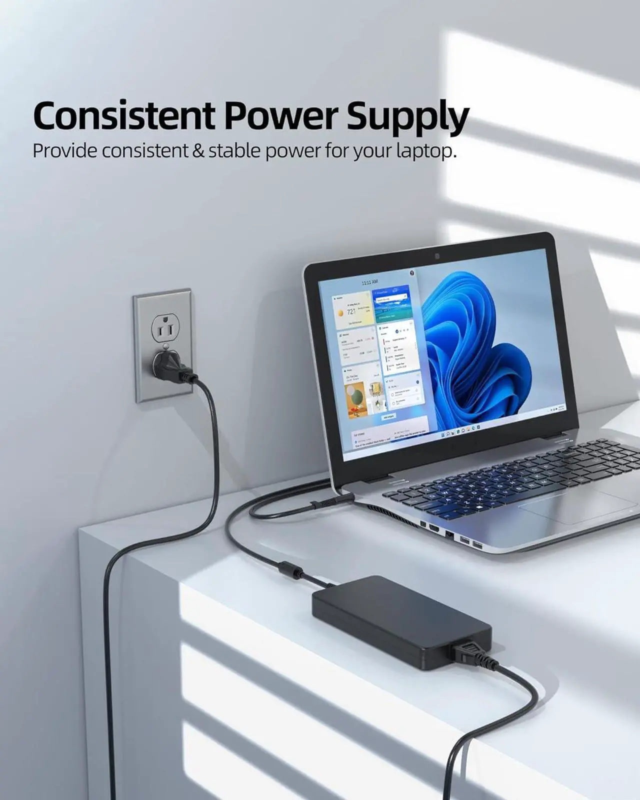 Alt view image 7 of 7 - 230W Slim Power Supply Charger Fit for HP Omen Zbook Pavilion Gaming Laptop AC Adapter Cord UL Listed