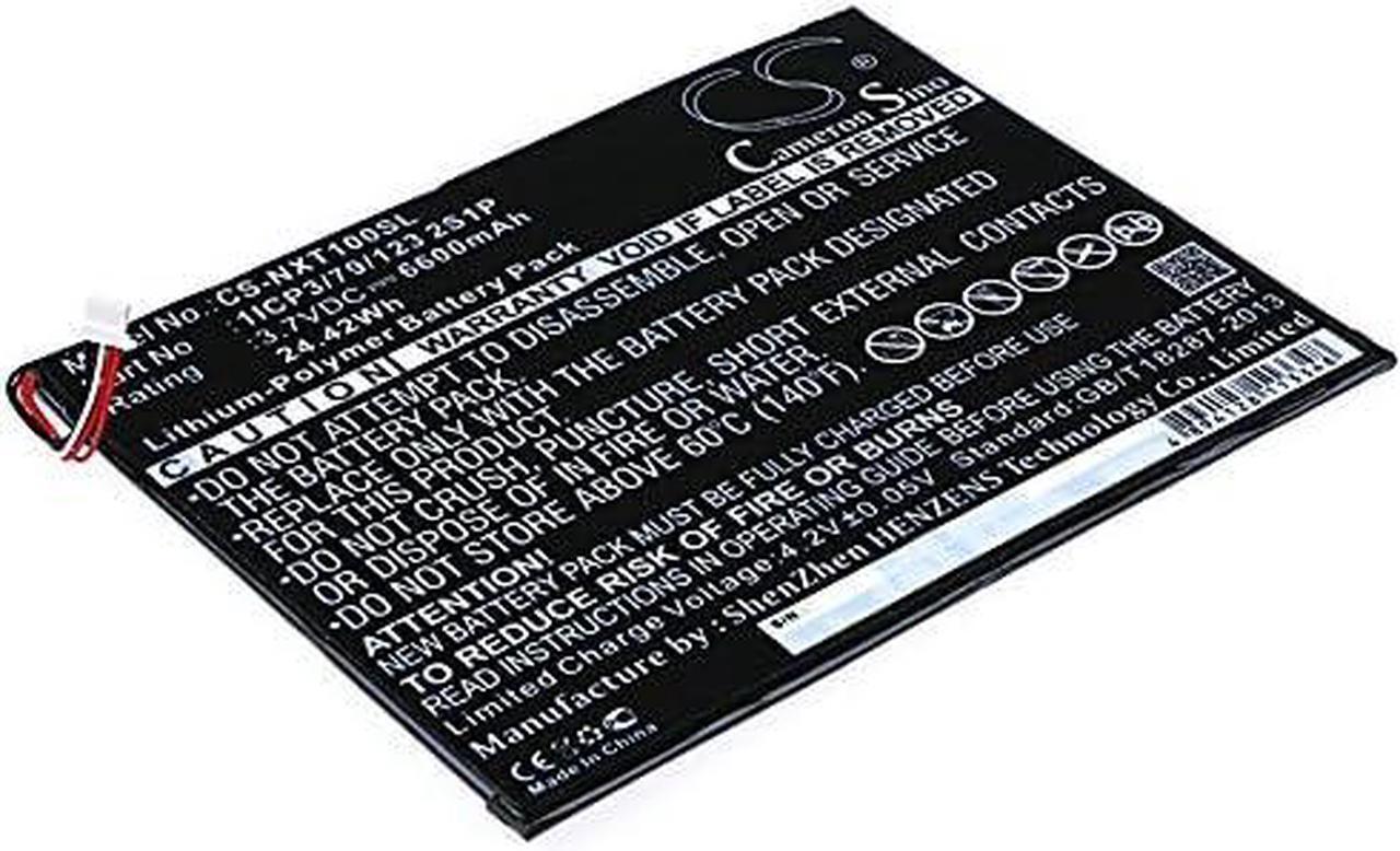 Alt view image 2 of 7 - Estry Replacement Battery for NEXTBOOK Nextbook 10", NXW10QC32G Part NO 1ICP3/79/123 2S1P