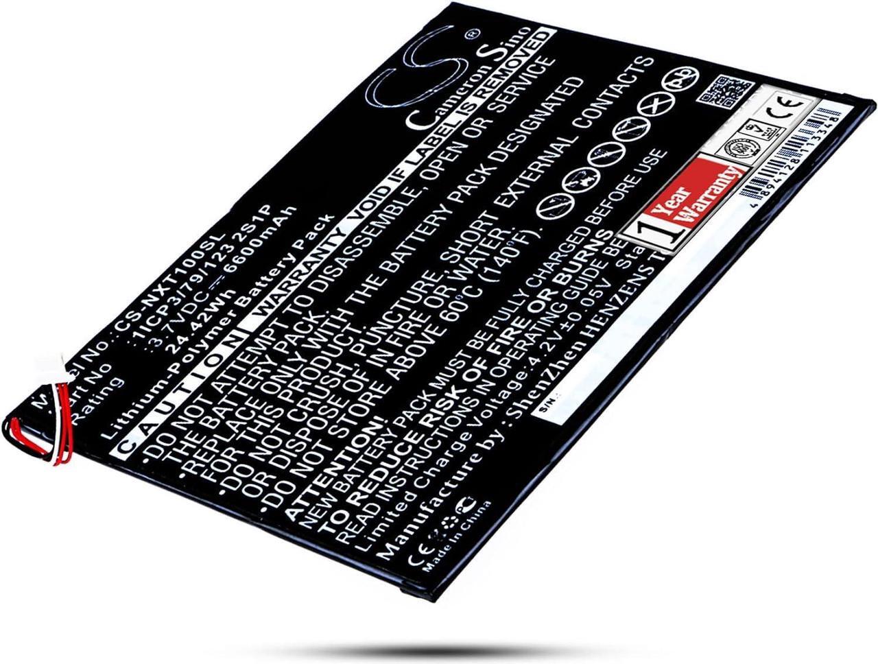 Main image of Estry Replacement Battery for NEXTBOOK Nextbook 10", NXW10QC32G Part NO 1ICP3/79/123 2S1P