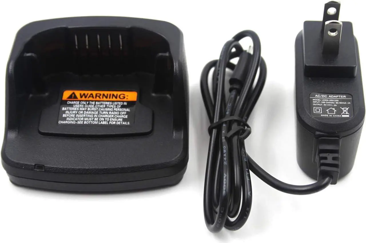 Alt view image 3 of 6 - (2-Pack) PMLN6394A Charger Compatible for Motorola RMU2040 RMU2043 RMU2080 RMU2080D RMV2080 RMM2050 XT420 XT460 Radios PMLN6394 PMNN4434 PMNN443A PMNN4434AR PMNN4453
