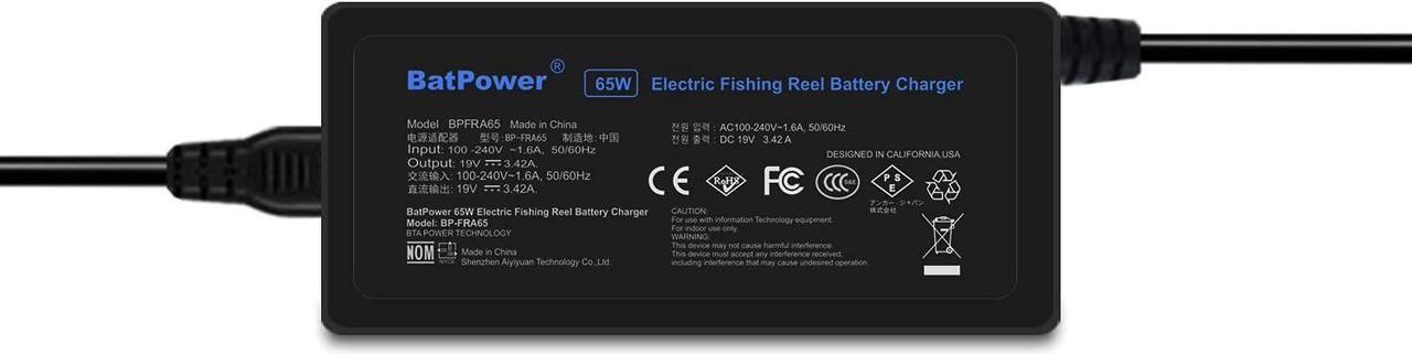 Alt view image 5 of 6 - BatPower Prof 15Ah/7.8Ah Fishing Reel Battery for Daiwa Tanacom Seaborg Leobritz Shimano Electric Reels Battery & Charger