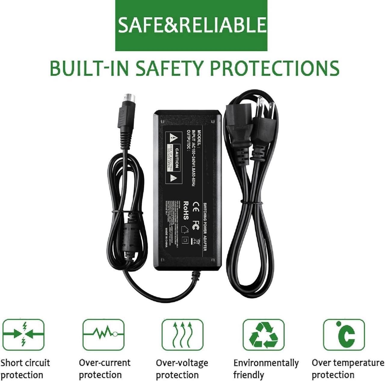 Alt view image 2 of 5 - Dysead 12V AC Adapter for Wacom CintiQ 22HD DTH-2200 DTH-2200/K LCD Tablet Power Supply