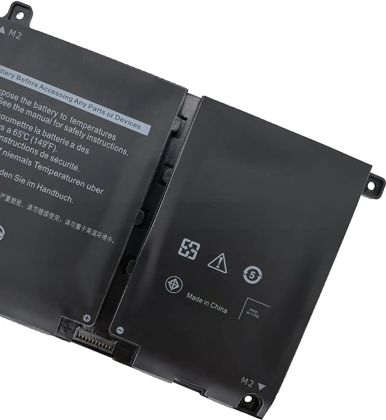 Alt view image 3 of 6 - Fully JK6Y6 Replacement Battery Compatible with Dell Latitude 3410 3510 Vostro 5300 5401 5501 Inspiron 5300 5401 5402 5408 5409 5508 5400 5406 7405 7300 7500 2-in-1 Silver Series H5CKD 0C5KG6 0CF5RH