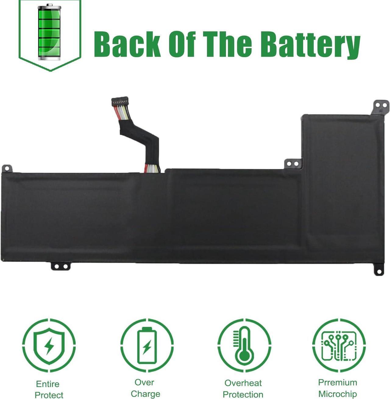 Alt view image 5 of 5 - JIAZIJIA L19C3PF6 SB10W89845 5B10W89838 Laptop Battery Replacement for Lenovo IdeaPad 3-17ADA05 3-17ARE05 3-17IIL05 3-17IML05 V17-IIL Series L19L4PF2 SB10W89847 L19D4PF2 L19L3PF4 11.25V 42Wh