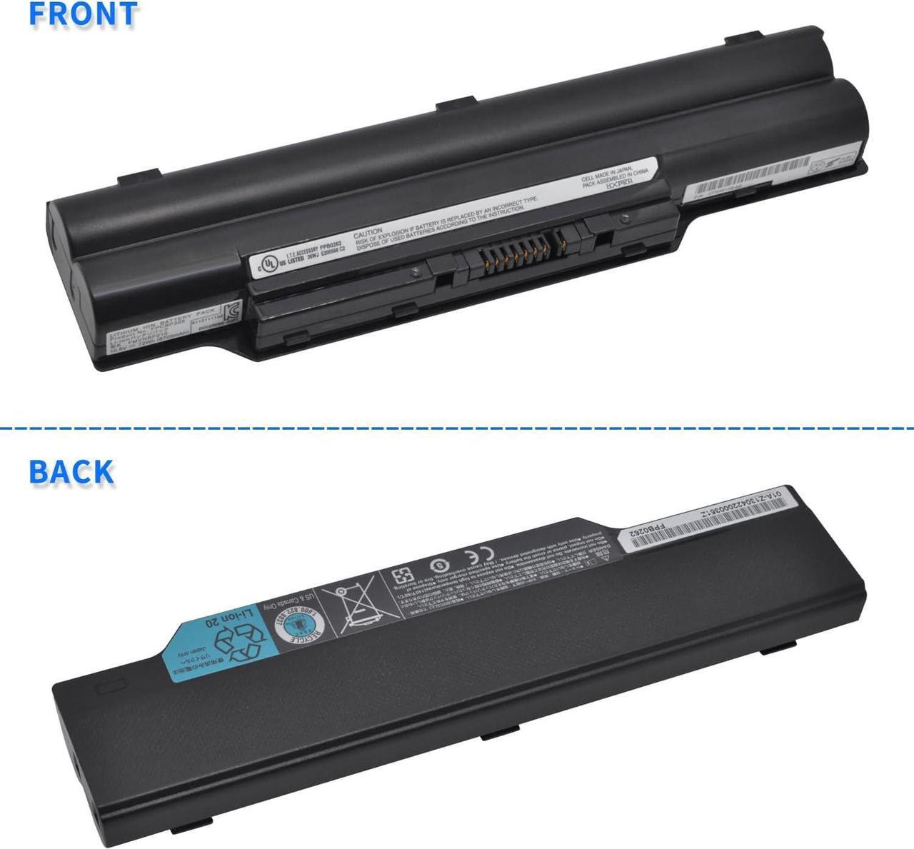 Alt view image 2 of 7 - HXPK FPCBP325 Laptop Battery for for FUJITSU Celsius H720 H730 H760 Lifebook E752 S752 P772 S781 S782 S792 SH772 SH792 SH761 SH771 FMVNBP146 FMVNBP177 FMVNBP178 FMVNBP210 FMVNBP242 FPCBP145 FPCBP146