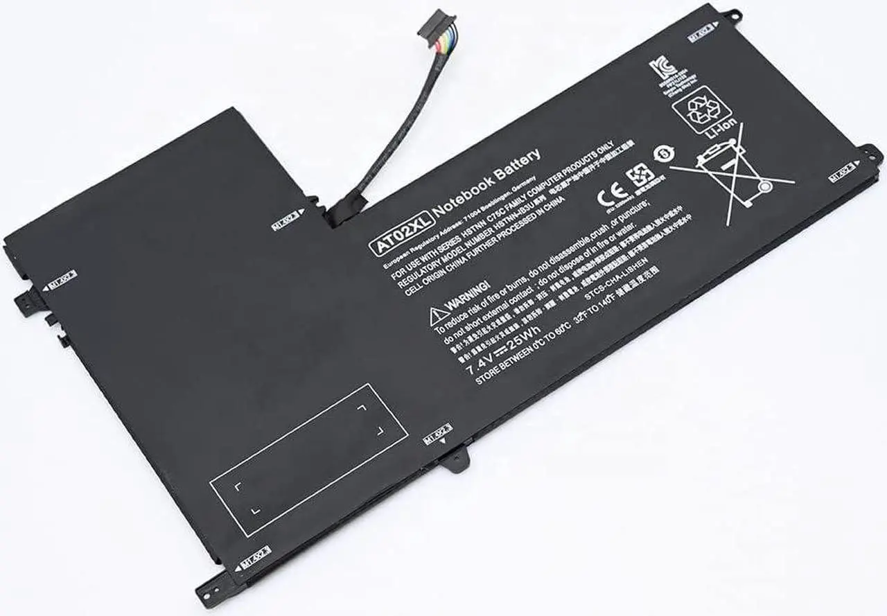 Alt view image 2 of 7 - 7xinbox 7.4V 25Wh AT02XL AT02025XL D7X24PA D3H85UT 99TA026H Laptop Battery Compatible with HP Elitepad 900 Table PC 900 G1 HSTNN-C75C HSTNN-IB3U HSTNN-DB3U HSTNN-QR03 685368-1B1 685368-2B1 685368-1C1