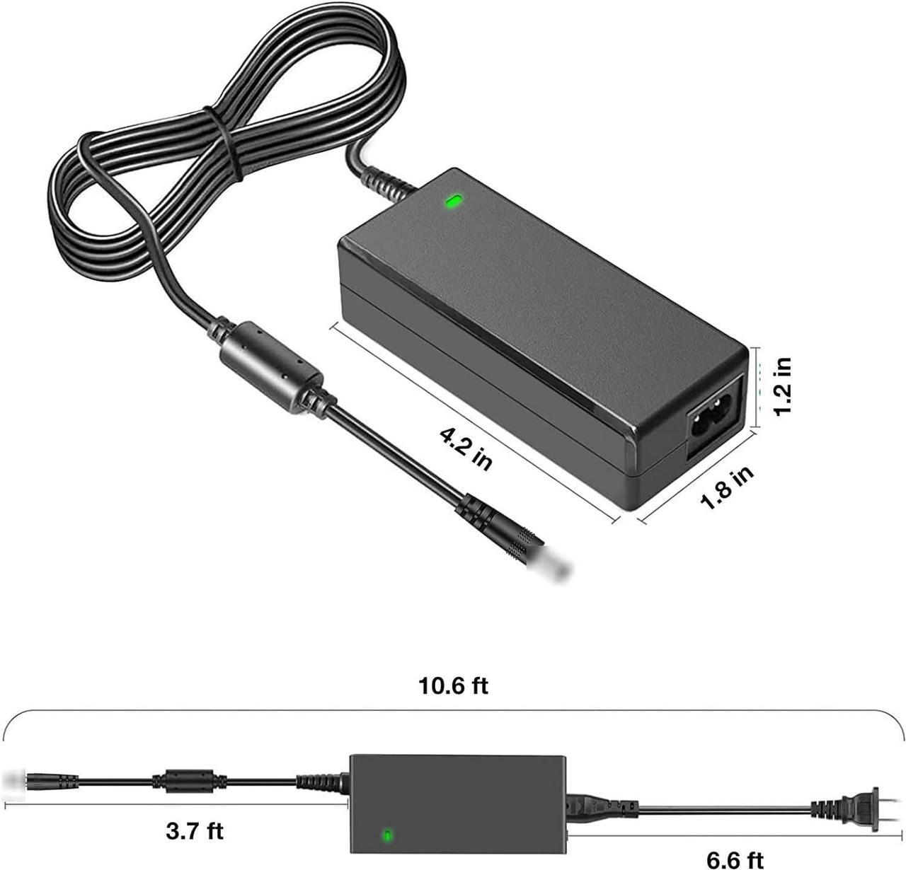 Alt view image 2 of 4 - New 12V AC Adapter Compatible with DAP Technologies MT1010 10.1" Rugged Tablet PC FCC ID: T5M-M1010WBWW IC: 4609A-M1010WBWW +12V 12VDC Power Supply Cord Battery Charger (AC/DC Adapter)
