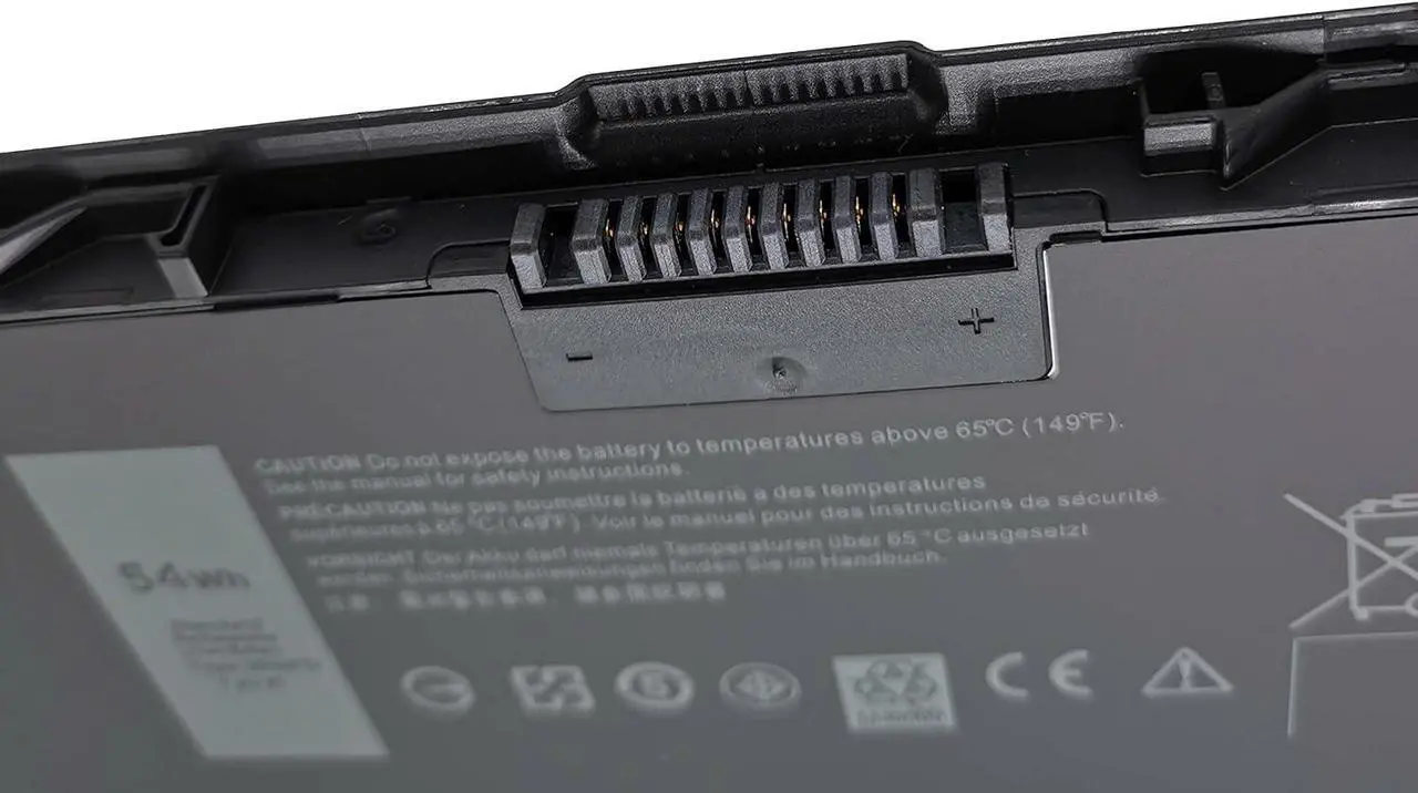 Alt view image 4 of 6 - Fully. 3RNFD Replacement Battery Compatible with Dell Latitude E7440 E7420 E7450 Ultrabook Series 451-BBFV 909H5 PFXCR T19VW 34GKR Laptop - 7.4V 54Wh