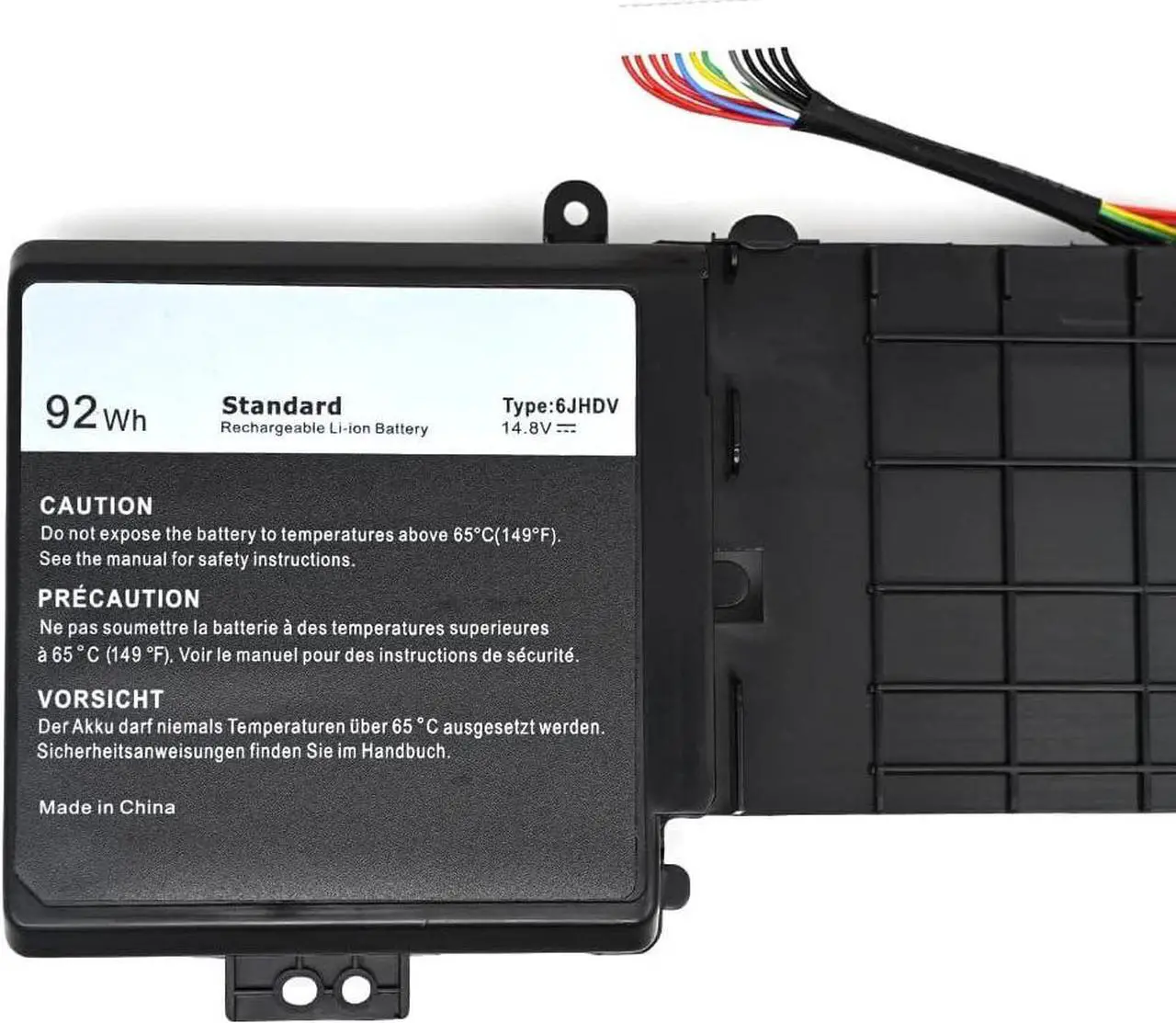 Alt view image 5 of 5 - 7XINbox 14.8V 92Wh 6JHDV 6JHCY Replacement Laptop Battery for Alienware 17 R2 R3 5046J P43F ALW17ED-1728 ALW17ED-1828T ALW17ED-2728 AW17R3-7092SLV AW17R3-8342SLV