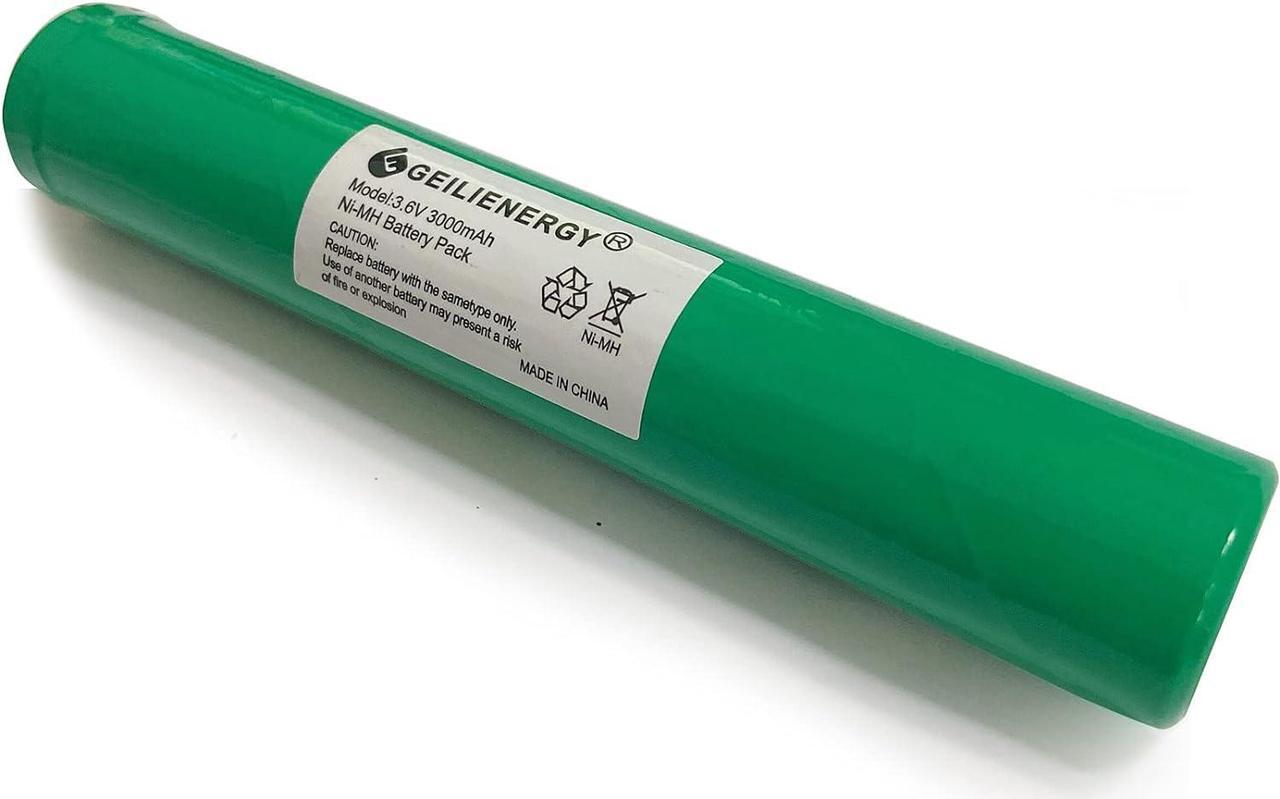 Alt view image 3 of 6 - GLEPOWEER 3.6V 3000mAh Ni-MH Battery (4PACK) Compatible with Streamlight Stinger 75375 75175 LED HP, XT,DS,PolyStinger, Pelican M9, FL126 Flashlight