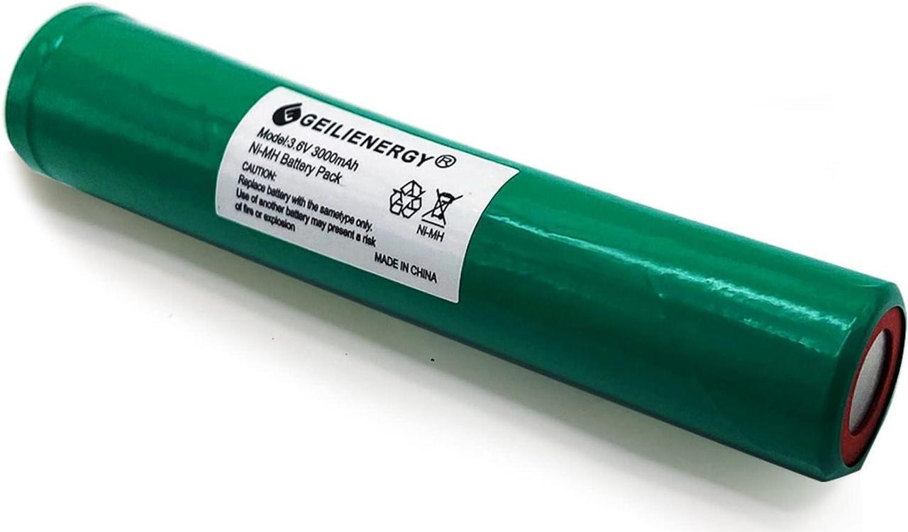 Alt view image 6 of 6 - GLEPOWEER 3.6V 3000mAh Ni-MH Battery (4PACK) Compatible with Streamlight Stinger 75375 75175 LED HP, XT,DS,PolyStinger, Pelican M9, FL126 Flashlight