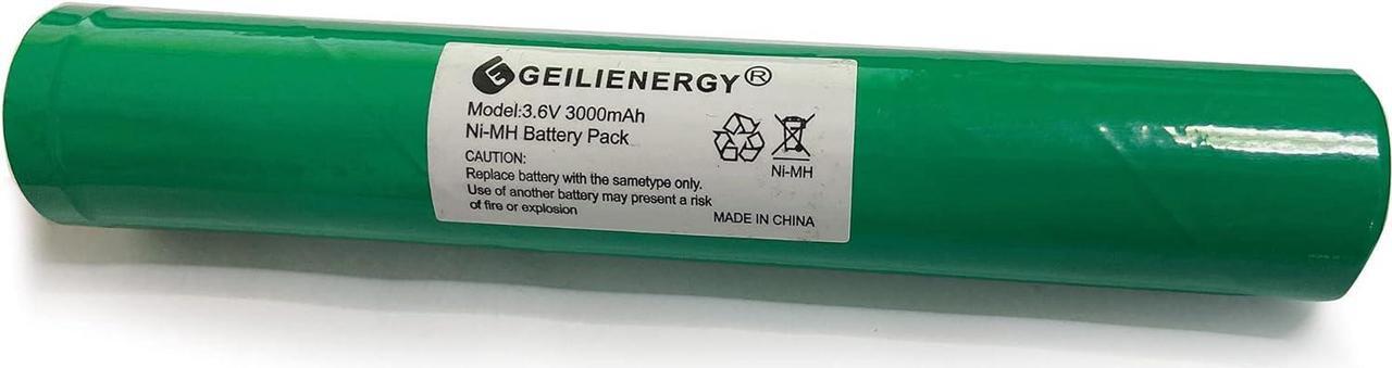 Alt view image 2 of 6 - GLEPOWEER 3.6V 3000mAh Ni-MH Battery (4PACK) Compatible with Streamlight Stinger 75375 75175 LED HP, XT,DS,PolyStinger, Pelican M9, FL126 Flashlight