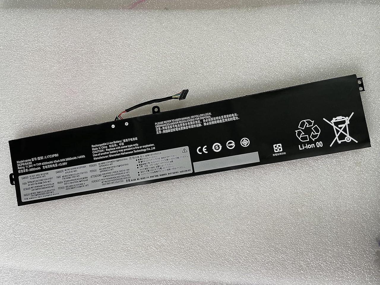 Alt view image 5 of 5 - Powerforlaptop L17C3PB0 5B10Q71251 5B10Q71252 5B10Q71254 Laptop/Notebook Replacement Battery Compatible with Lenovo IdeaPad 330-17ICH 330-15ICH Series L17M3PB1 L17D3PB0 5B10W67404 5B10W67266