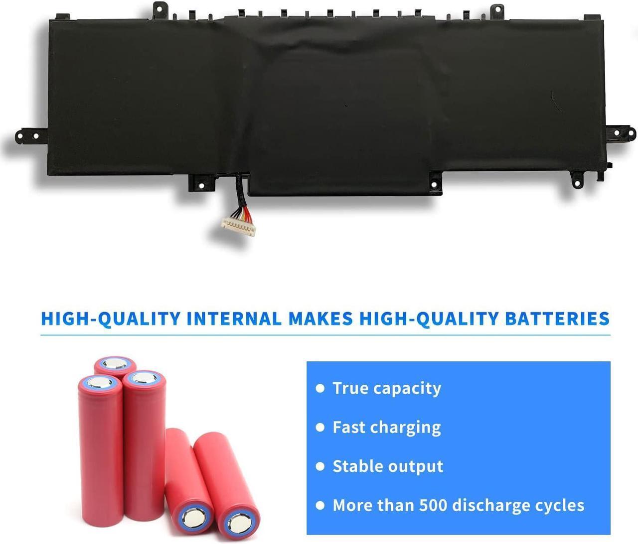 Alt view image 6 of 7 - HXPKH C31N1841 Laptop Battery for ASUS ZenBook UX333FAC UX334FA UX334FL UX433FL UX433FLC UM433DA UM433IQ UM434DA UM434IQ UX434DA UX434F UX434FA UX434FL UX434FAC UX434FAW UX434IQ Q427FL Series 50Wh
