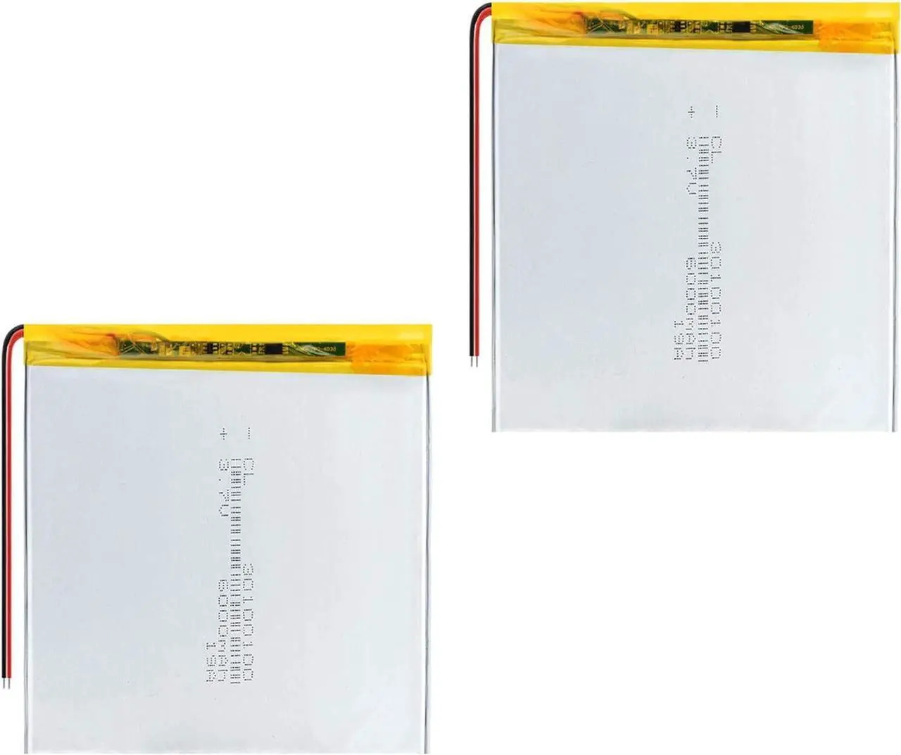 Main image of CSTAL High Performance Backup Battery, 3.7V 6000Mah Rechargeable Li-Po Replacement Battery, for Laptop Tablet E-Book Digital Camera Wireless Audio Inter Phone, 2Pcs