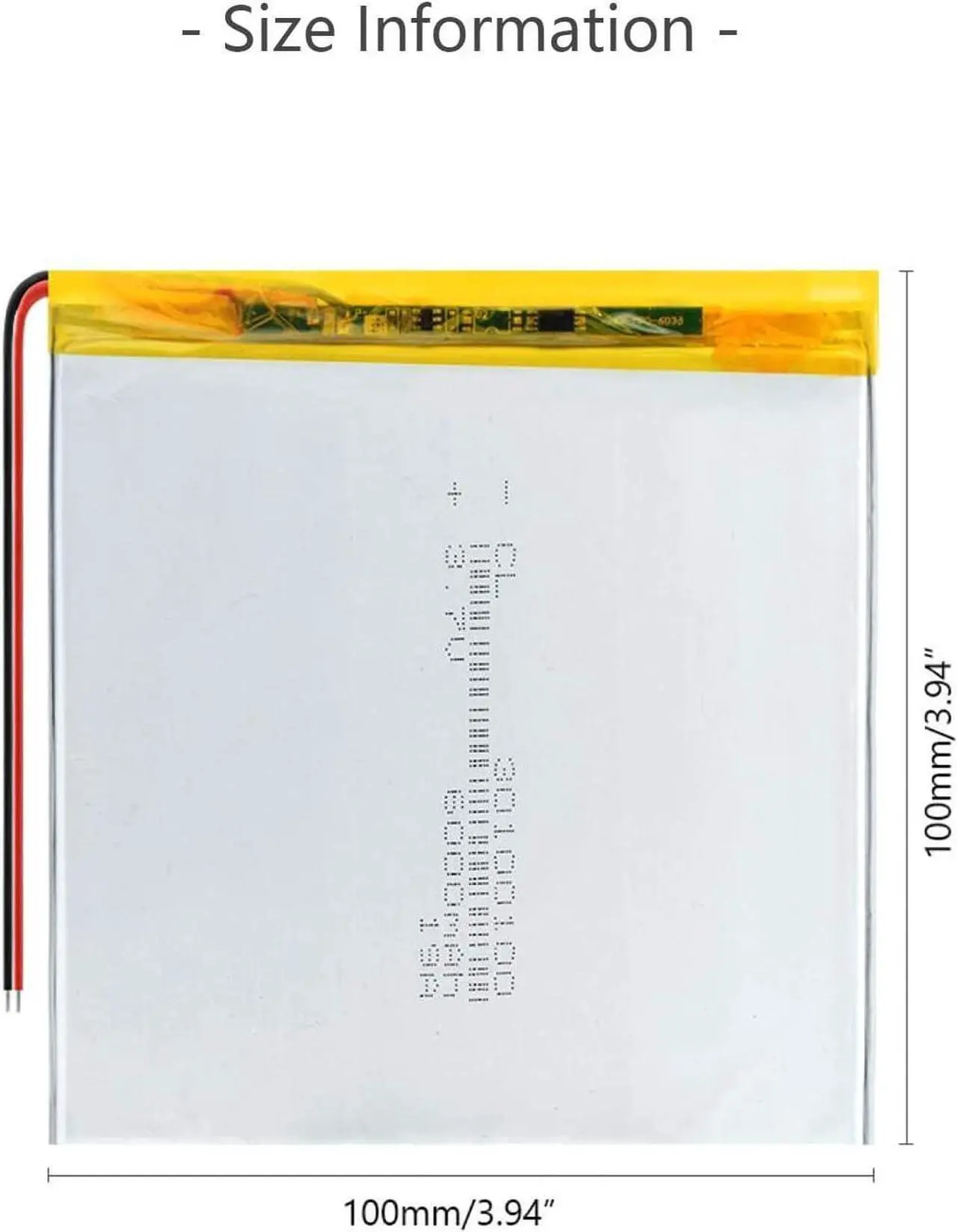 Alt view image 2 of 4 - CSTAL High Performance Backup Battery, 3.7V 6000Mah Rechargeable Li-Po Replacement Battery, for Laptop Tablet E-Book Digital Camera Wireless Audio Inter Phone, 2Pcs