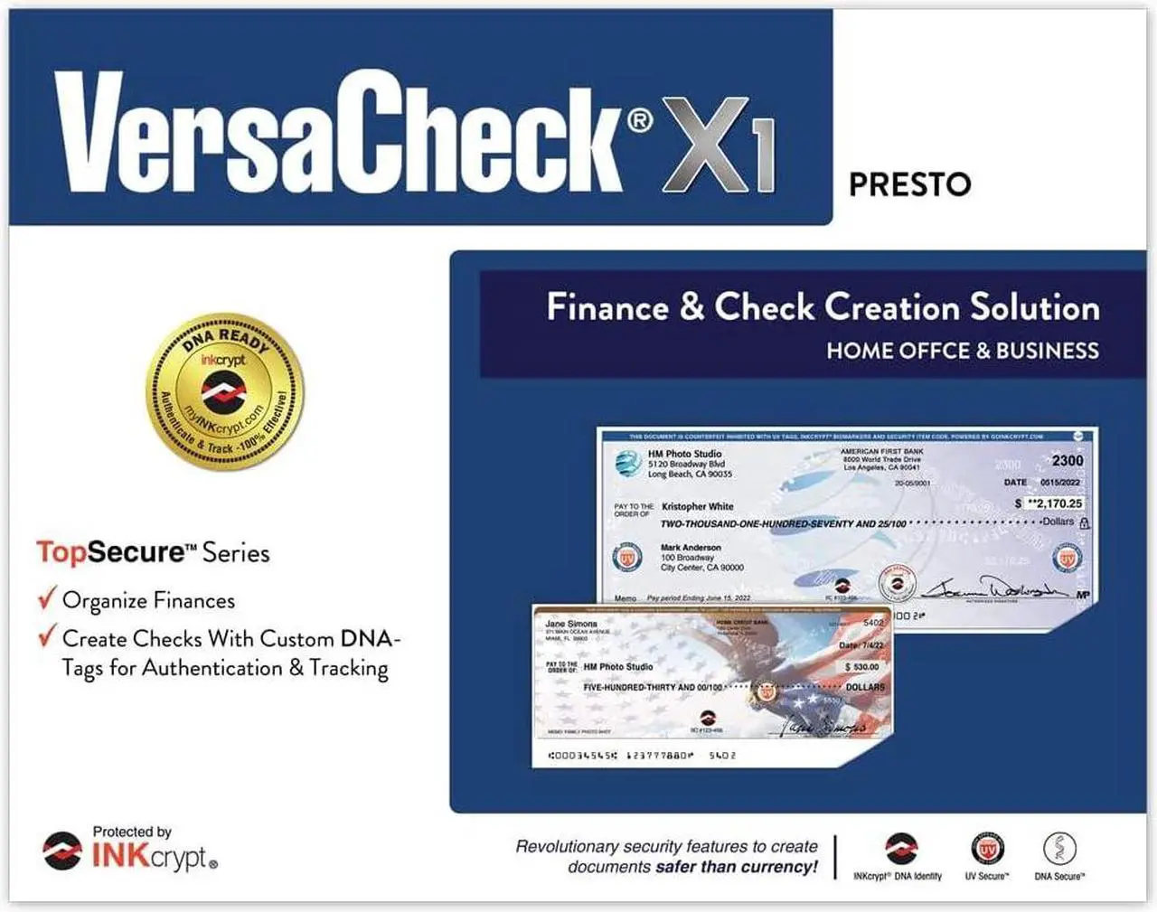 Alt view image 3 of 5 - VersaCheck HP DeskJet 2755 MXE MICR All-in-One Printer Presto Printing Software Bundle White