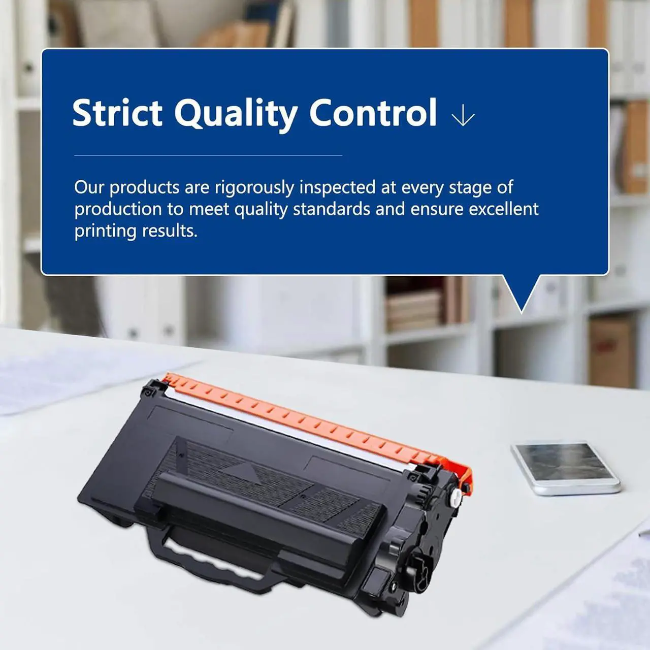 Alt view image 5 of 7 - TN850 High Yield Toner Cartridge Replacement for Brother TN850 TN-850 TN820 TN-820 Work with MFC-L5700DW HL-L5200DW MFC-L5900DW HL-L6200DWT HL-L6200DW MFC-L6800DW DCP-L5500DN Printer (Black, 4-Pack)