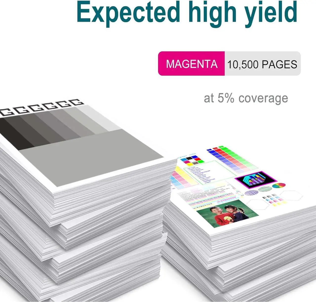 Alt view image 3 of 6 - 655A Magenta Toner Cartridge Replacement   655A CF453A   Color Laser Enterprise M652, M653, Color Laser Enterprise MFP M681, M682 Series