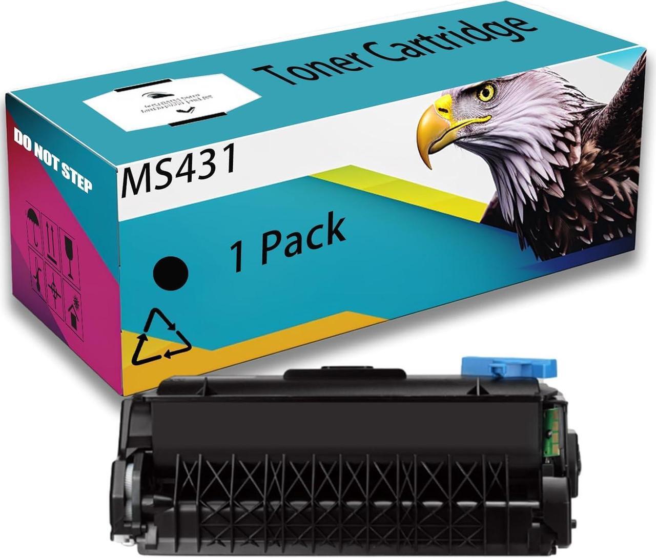 Main image of Compatible for Lexmark MS431 55B1000H Toner Cartridge MS331dn MX331 MX431 Printer, High Yield 6000 Pages, Clear Printing(Black)