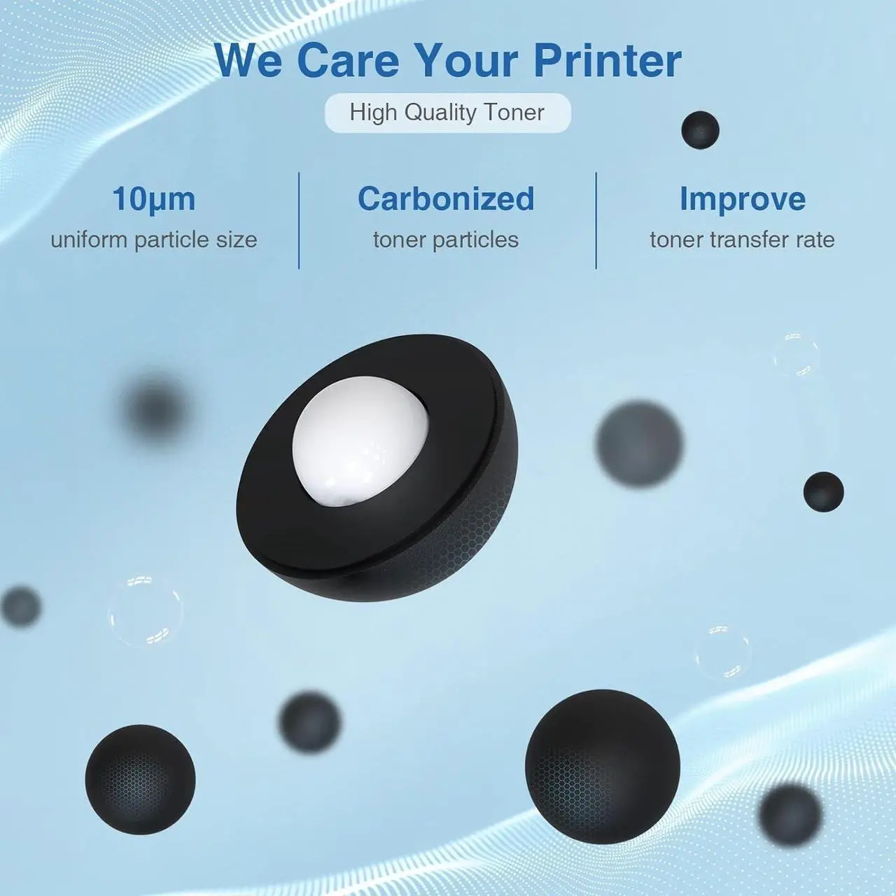 Alt view image 3 of 7 - Ennovor Compatible TN830XL Toner Replacement for Brother TN830XL TN830 XL Toner use with HL-L2460DW HL-L2405W HL-L2480DW HL-L2400D MFC-L2820DW MFC-L2820DW XL DCP-L2640DW Printer (2 Pack Black)