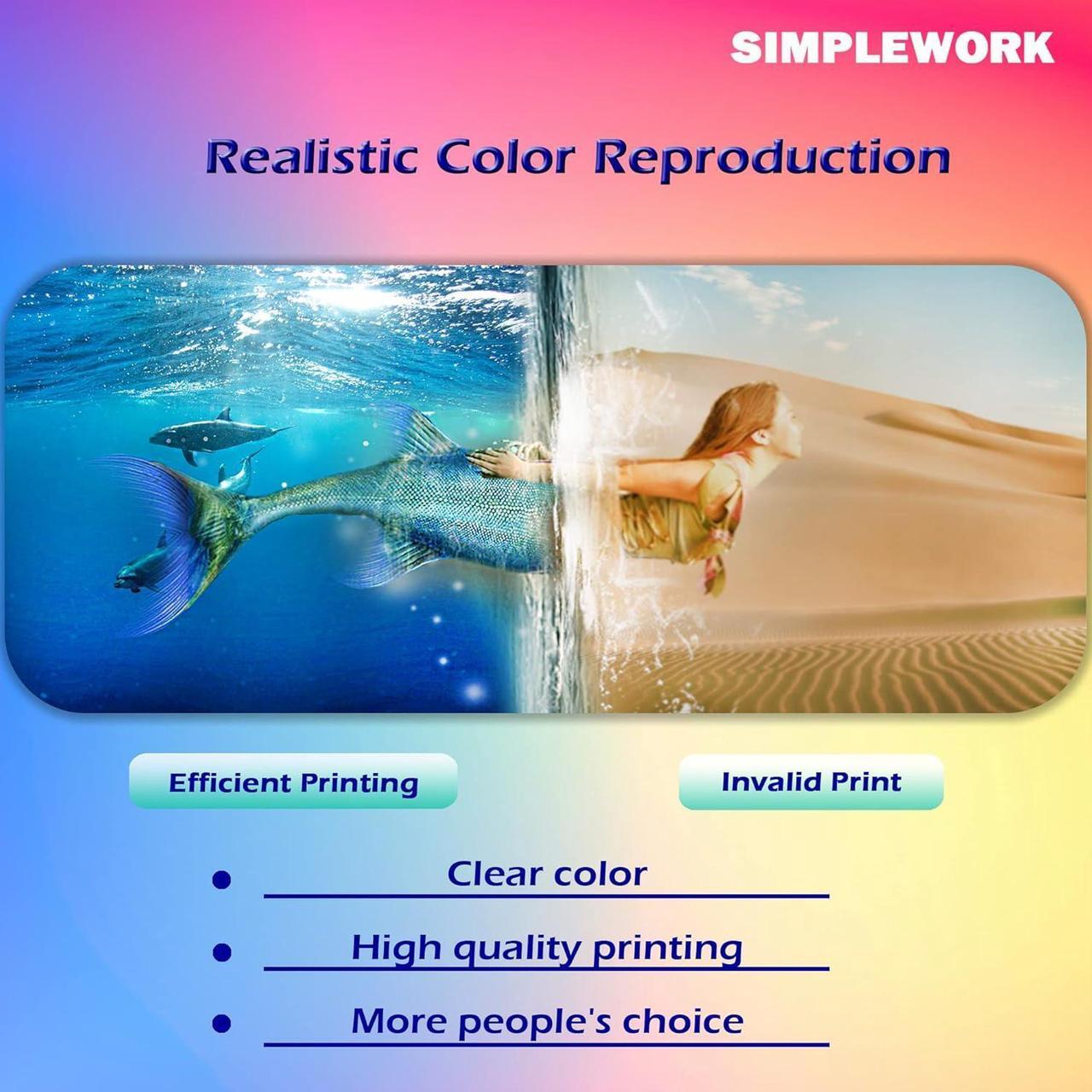 Alt view image 6 of 6 - Remanufactured Ink Cartridge Replacement   972 972A Ink Cartridges Combo Pack use with PageWide Pro 477dw 577dw 377dw 477dn 452dn 452dw 552dw Black Cyan Magenta Yellow (4-Pack)