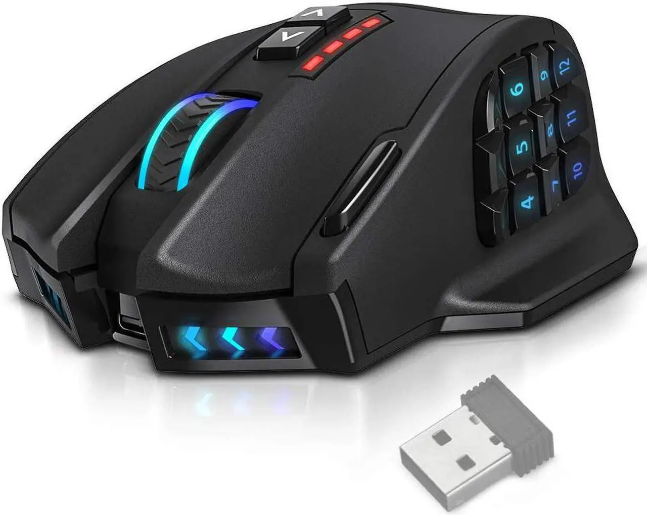 Main image of Venus Pro RGB Wireless MMO Gaming Mouse 16 000 DPI Optical Sensor 2.4 GHz Transmission Technology Ergonomic Design 16M Chroma RGB Lighting 16 programmable Buttons Up to 70 Hours