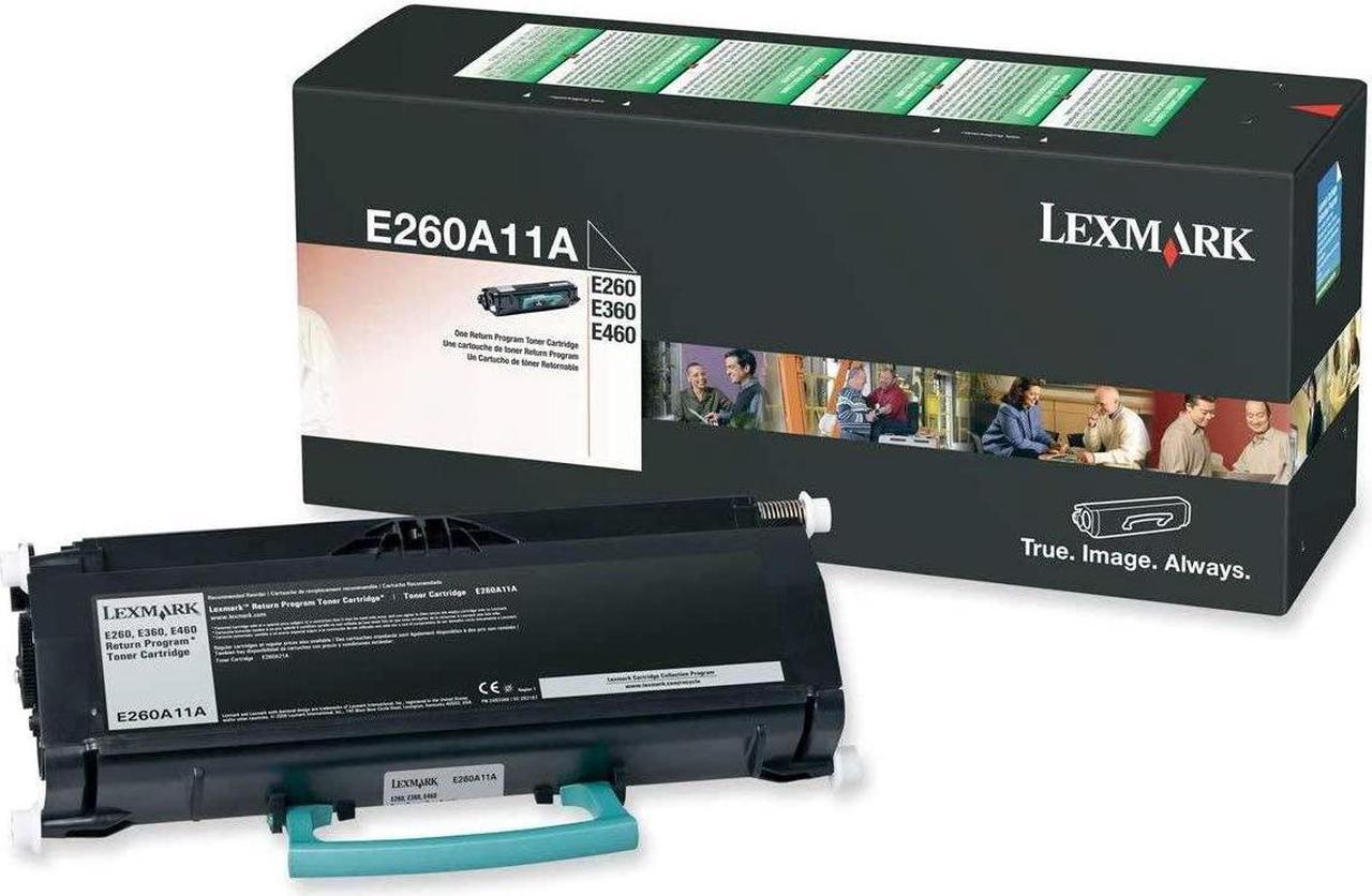 Lexmark E260A11A E260/E360/E460 Return Program Toner Cartridge