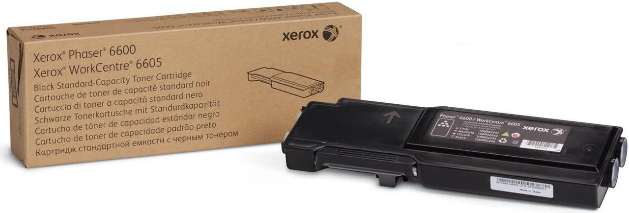 Xerox Phaser 6600/ WorkCentre 6605 Black Standard Capacity Toner Cartridge (3,000 Pages) - 106R02244