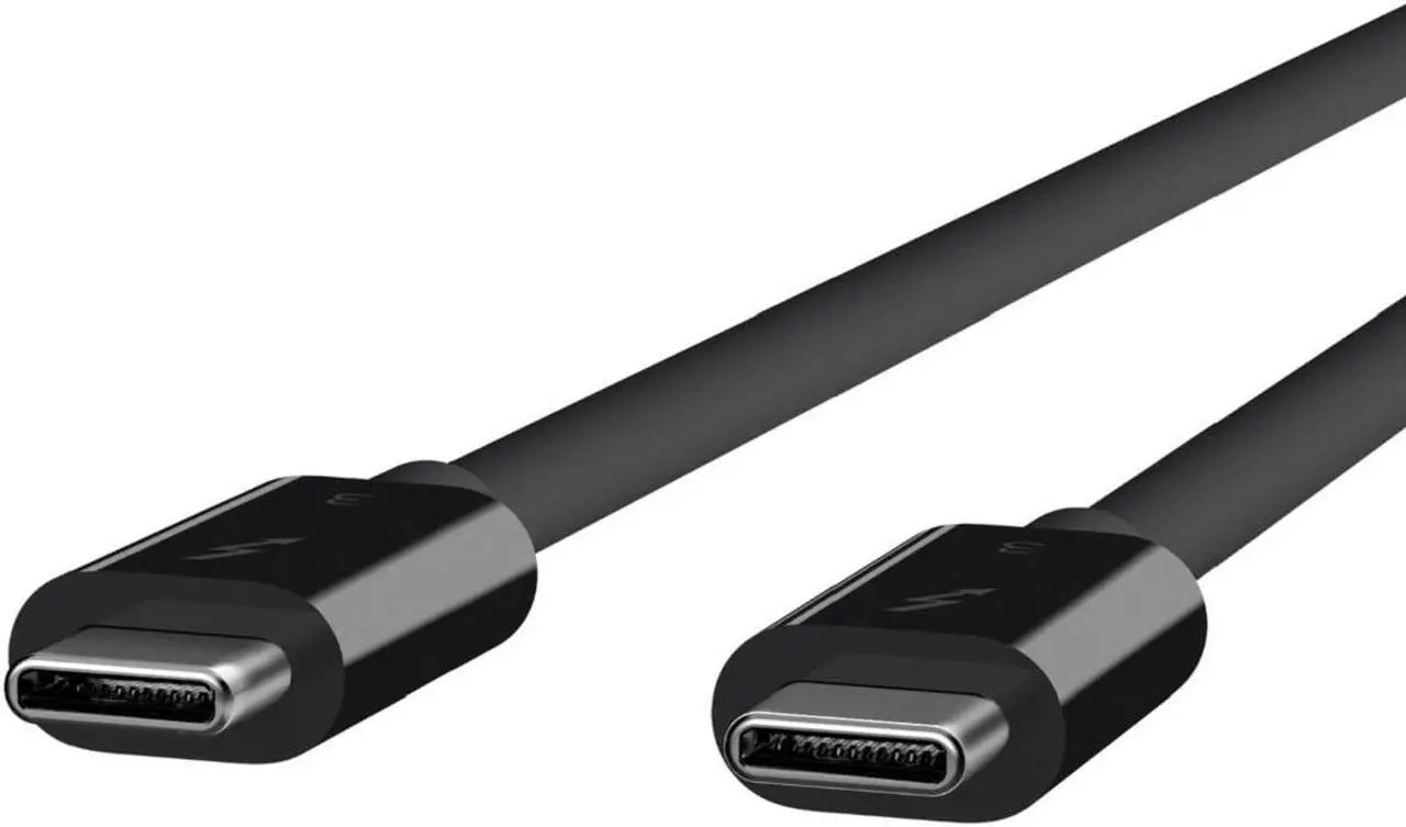 Alt view image 3 of 9 - Belkin Components F2CD084BT0.5MBK 0.5M 40Gbits Black Thunderbolt Cable