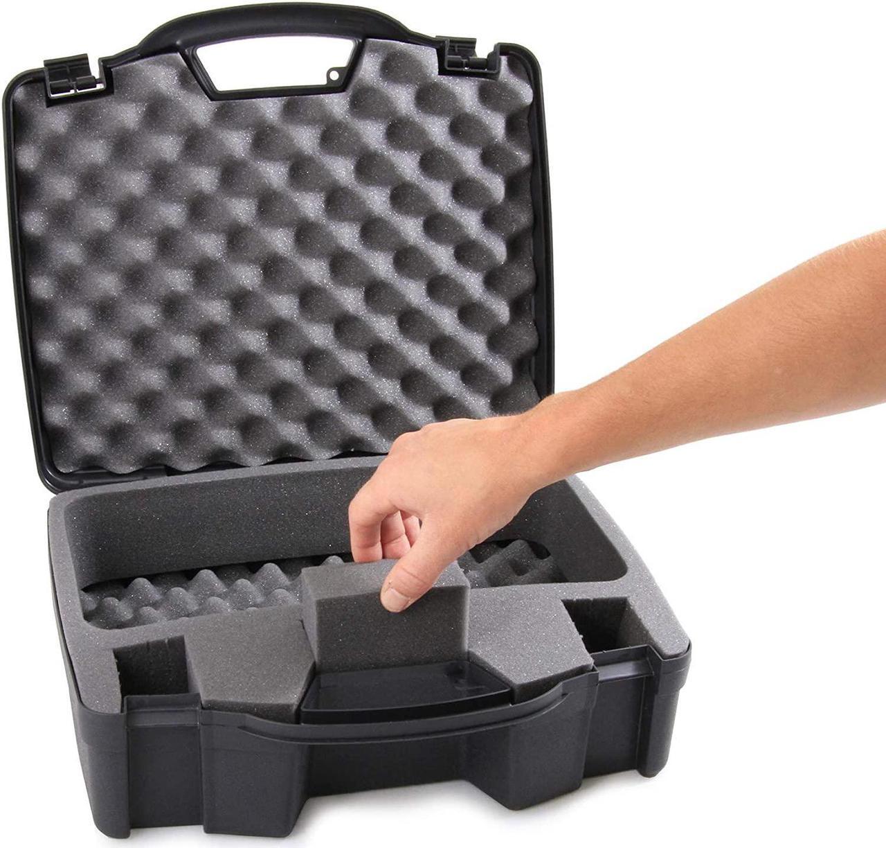 Alt view image 6 of 7 - CASEMATIX Portable Printer Carry Case Compatible with HP Officejet 250 Wireless Mobile Printer, Ink Cartridges and Power Cable
